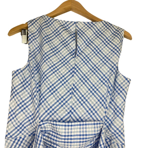 Anne Klein Seersucker Midi Dress Women's Size 6 - Picture 5 of 13